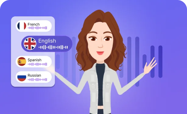 AI Voiceovers in 200+ Languages